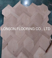 Quality Modern Wood Hexagon Parquet Flooring With Different Sizes / Stains factory