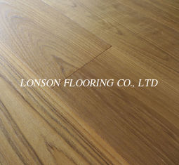 190mm single plank Burma Teak Engineered Hardwood Flooring, natural color