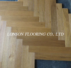 Smoked Oak Engineered Herringbone Parquet Flooring, color 21