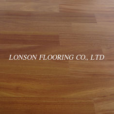 2 Layers Doussie Engineered Wood Flooring, natural lacquer, square edge