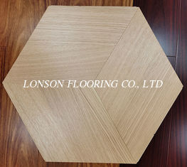 Prime Grade Hexagon Natural Oak Parquet Flooring, Straight Grain