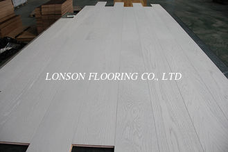 Pure White Stained Oak Multi-ply Engineered Wood Flooring