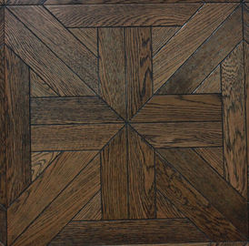 White Oak Engineered Parquetry Tiles with different stains and designs