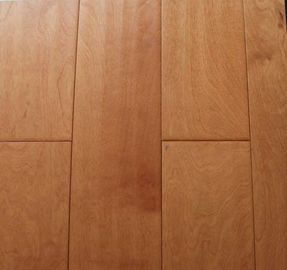 China Birch Engineered Hardwood Flooring with handscraped texture