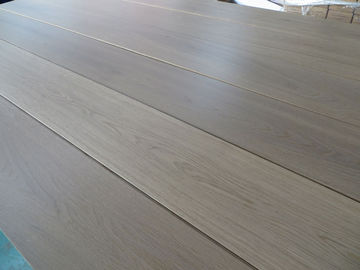 brushed white stained Russian White Oak Engineered Wood Flooring--premium AB grade