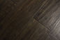 Hickory engineered hardwood flooring with handscraped &amp; brushed texture