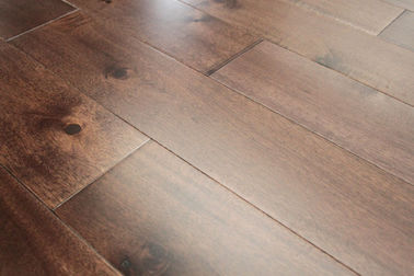 Stained Large Leaf (big Leaf) Acacia (Asian walnut) solid hardwood flooring