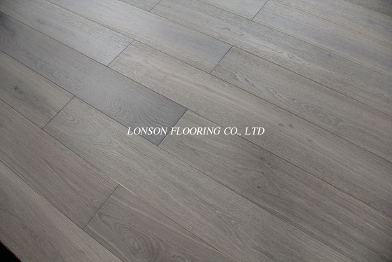 3/4&quot; Dark Grey Oak Multi Ply Engineered Wood Flooring To Canada, Color Velet