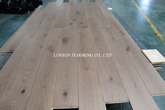 7.5&quot; Light Brown Oak Engineered Hardwood Flooring To Canada， Clover Color