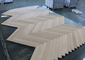 2 Ply Herringbone Parquet Oak Wood Flooring To Italy, 500 x 50MM
