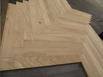 unfinished French Oak herringbone flooring, fishbone oak engineered flooring