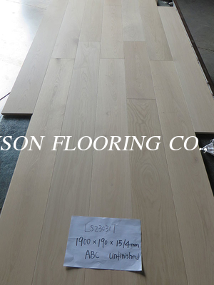 Raw Oak Engineered Timber Flooring To Australia, ABC Grade