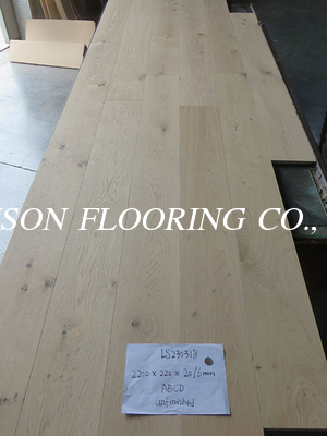 ABCD Plus Grade Oak Engineered Timber Flooring, 220 x 20/6MM