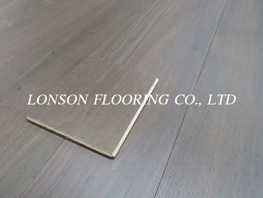 Dark Brown Oak Multi Ply Engineered Hardwood Flooring To Canada, Havana