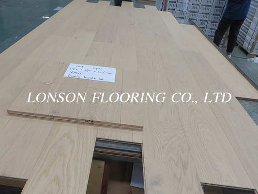 Popular Light Color Oak Engineered Wood Flooring, 1/2&quot; Thick X 7.5&quot; Width, Kyoto