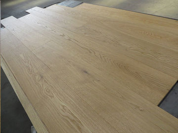 Russian Oak engineered wood flooring, AB grade, slight brushed, natural color UV lacquer