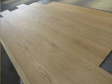 Russian Oak engineered wood flooring, AB grade, slight brushed, natural color UV lacquer