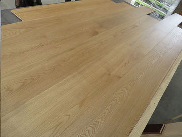 Russian Oak engineered wood flooring, AB grade, slight brushed, natural color UV lacquer