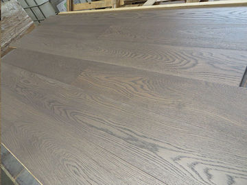 popular grey stained Russian Oak Engineered Wood Flooring, color mountain view