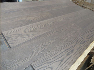 popular grey stained Russian Oak Engineered Wood Flooring, color mountain view