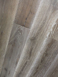 rustic European French Oak Engineered Wood Flooring with cracks &amp; knots