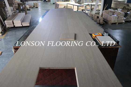 Selected ABC Grade Oak Engineered Wood Flooring, 300MM Wide, Color Grey Wood