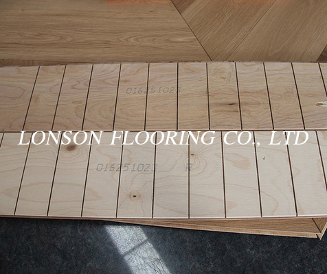 Character ABCD 60 degree Oak Chevron Engineered Hardwood Flooring