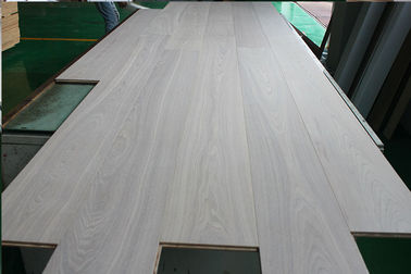 premium White Ash engineered wood flooring with smooth and white oiled finishing