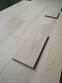 premium White Ash engineered wood flooring with smooth and white oiled finishing