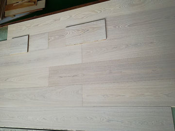 premium White Ash engineered wood flooring with smooth and white oiled finishing