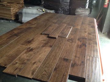 Hickory Solid Hardwood Flooring,handscraped &amp; distressed surface, character grade, different colors available