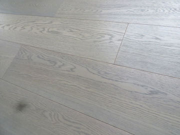 Light grey Russian Oak Engineered timber Flooring, brushed,  woca oil finished, good quality,