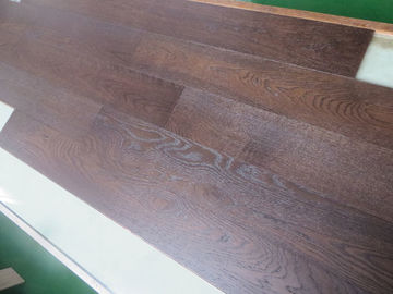 Chocolate Stained European Oak Engineered Wood Flooring, Color Expresso, ABCD grade