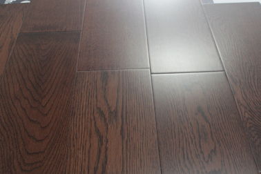 Russian Oak multi-layers engineered hardwood flooring with brown stained