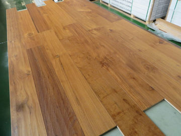 Rustic Burma Teak Multi-Layers Engineered Flooring With Slight Brushed &amp; Handscraped Surface