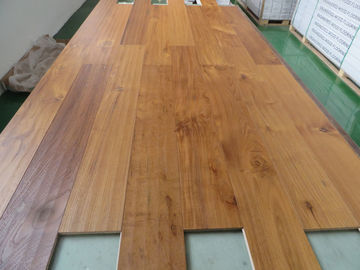 Rustic Burma Teak Multi-Layers Engineered Flooring With Slight Brushed &amp; Handscraped Surface