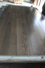 Real Solid Red Oak Hardwood Flooring, City Gray Color, AB Grade