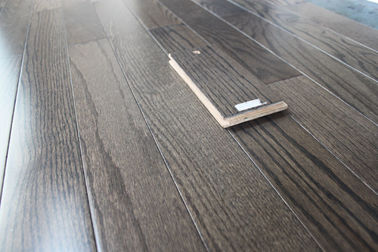 Real Solid Red Oak Hardwood Flooring, City Gray Color, AB Grade