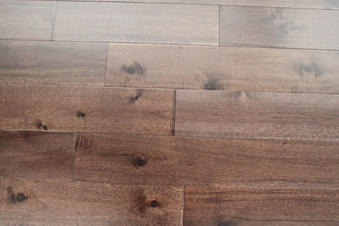 Stained Large Leaf (big Leaf) Acacia (Asian walnut) solid hardwood flooring