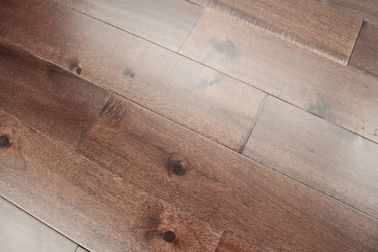 Stained Large Leaf (big Leaf) Acacia (Asian walnut) solid hardwood flooring