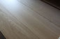 Quality slight brushed White Oak wide plank flooring with natural lacquer