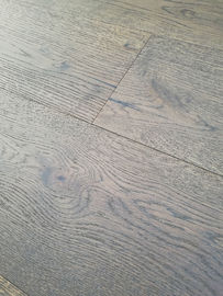 Character Grade European Oak engineered wood flooring with gray stained