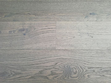 Character Grade European Oak engineered wood flooring with gray stained