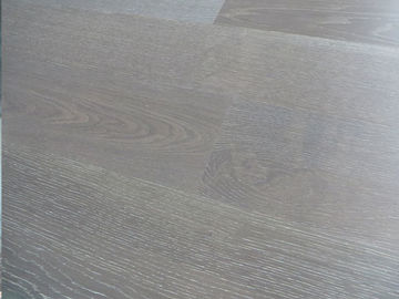 smoked and gray stained European Oak Engineered Wood Flooring with square edge