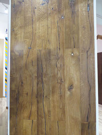 rustic oak engineered wood flooring, EF grade with big cracks,