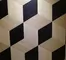 oak parquet tiles, artistic parquets, black &amp; white stained, 3D showing