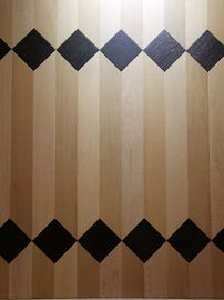 oak parquet tiles, artistic parquets, black &amp; white stained, 3D showing