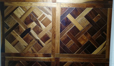 Versailles in White Oak engineered parquet tiles with different stains and finishing