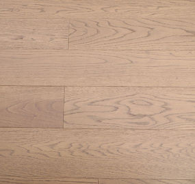 premium grade oak engineered wood flooring, AB, brushed, brown stained