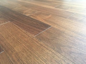 18mm American Walnut engineered flooring to India, stained and semi-gloss